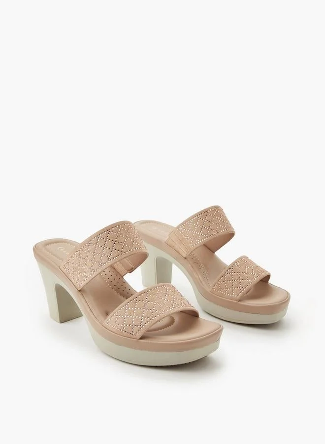 Le Confort two strap embellished sandal Ramadan Collection